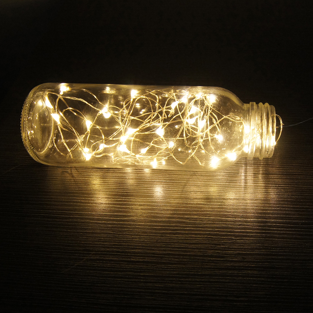 Allwin 10m 100 LEDs USB Romantic LED Copper Wire Fairy String Lights Lamp Colors Warm White ...